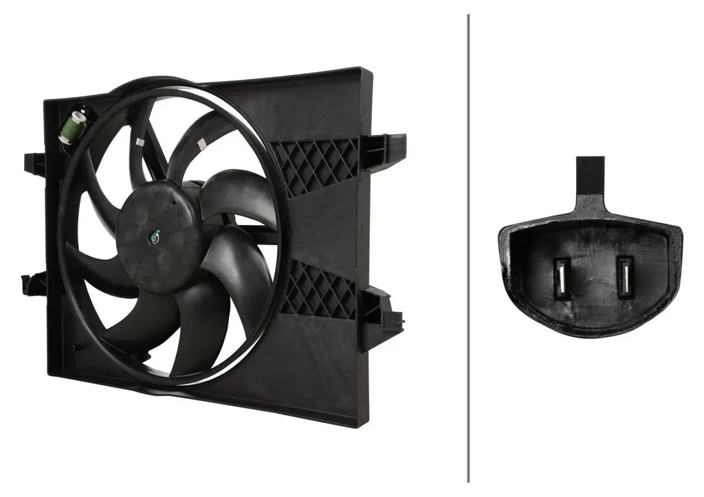 Ventilateur moteur HELLA 12V 186W : évitez la surchauffe sur Ford Fiesta