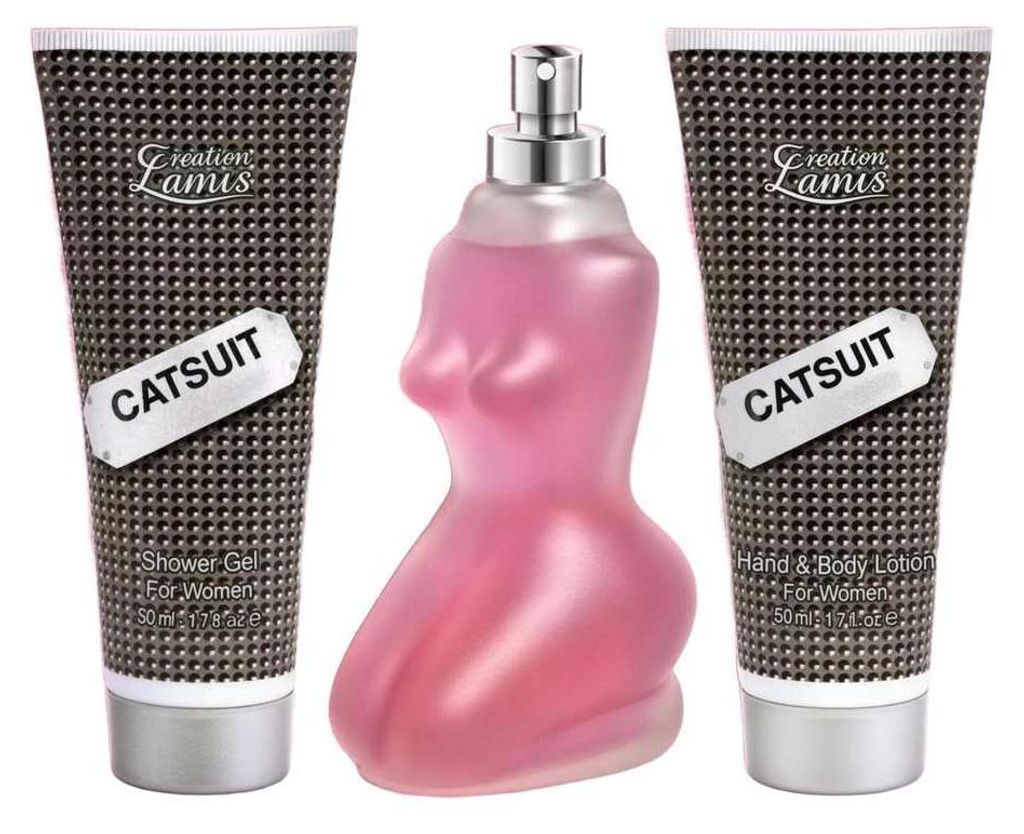 Set regalo "Catsuit WOMEN" Eau de Parfum: profumo, gel Immagine del prodotto 