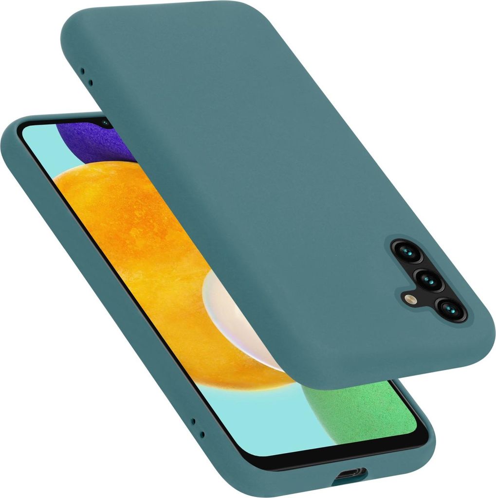 Cadorabo Schutzhülle für Samsung Galaxy A13 5G Hülle in Grün Handyhülle Case Cover TPU Etui