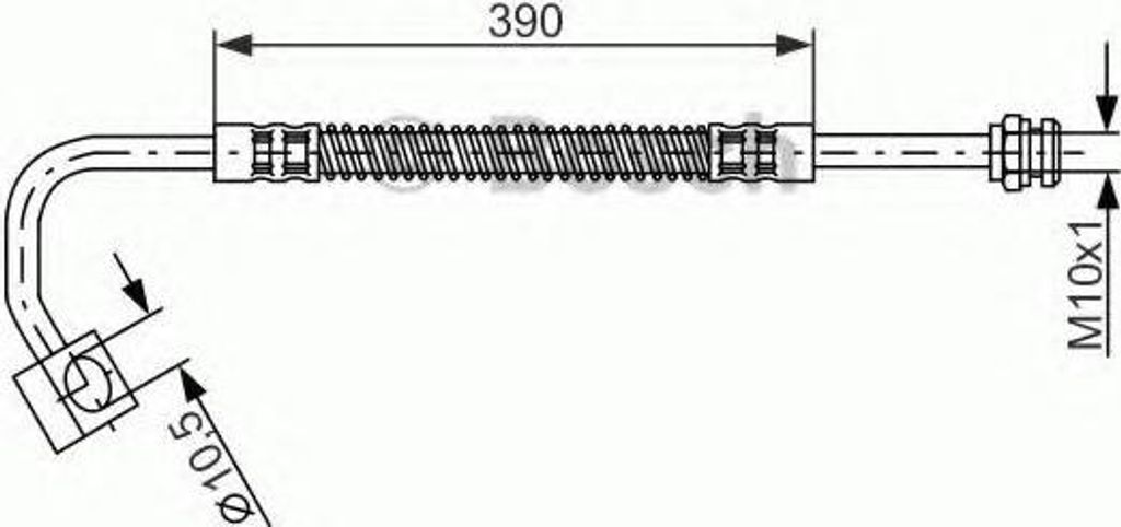Bosch Bremsschlauch 1 987 476 984