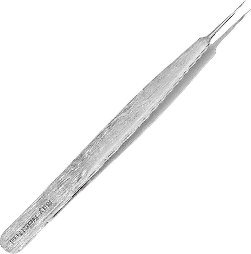 Technische Pinzette - feine Spitze - gerade - nicht magnetisch - Greiffläche