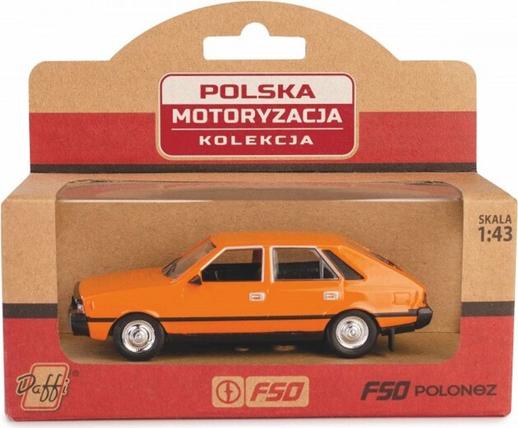 Modell 1:43, FSO POLONEZ PRL, orange Produktbild 6