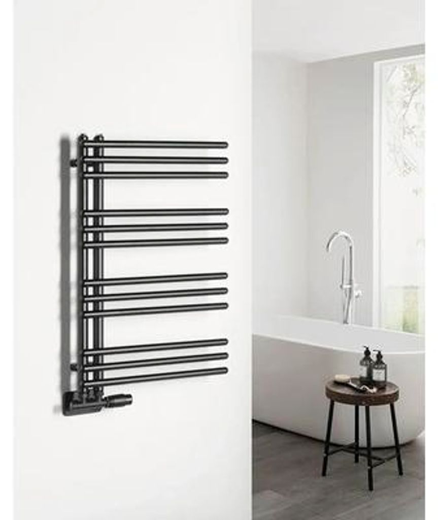 Designové topné těleso Sapho 74 x 45 x 106 mm připojení Obrázek produktu 