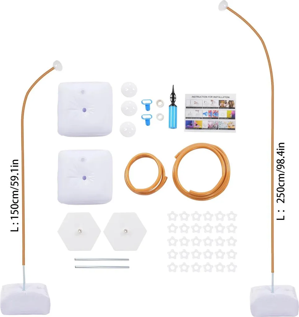 Arche ballon stable avec base : la solution pour vos décors sans mur
