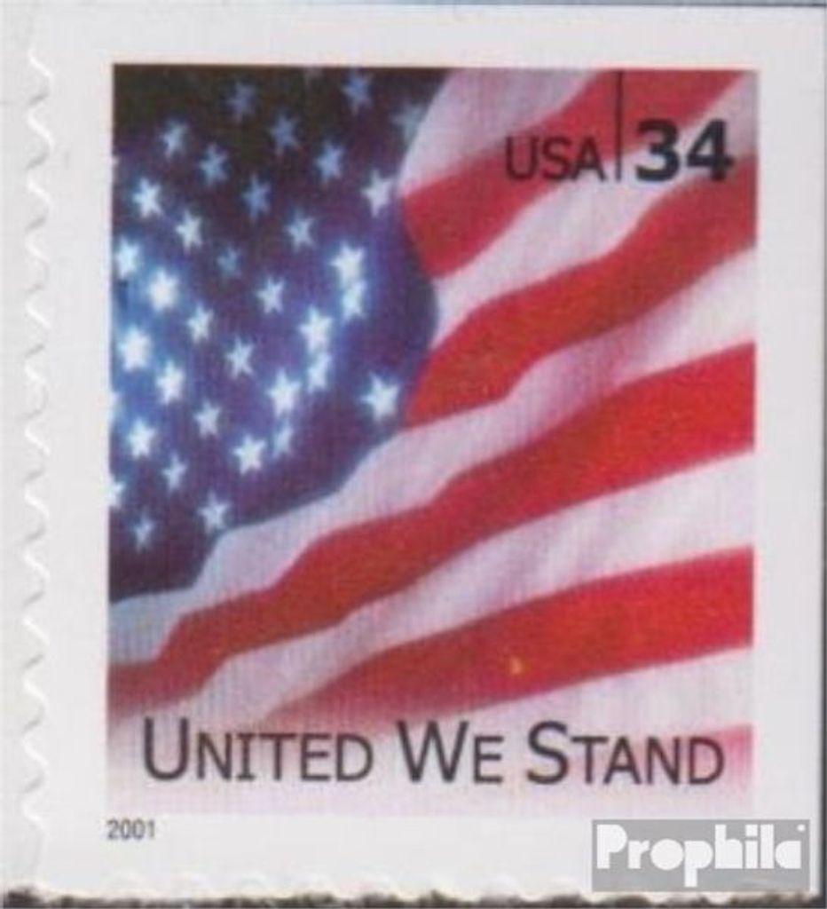 Briefmarken USA 2001 Mi 3507BE (kompl.Ausg.) postfrisch Flagge