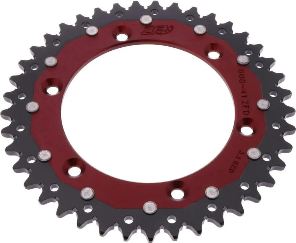 Couronne arrière moto 41 dents en 520 pour transmission Suzuki ZF
