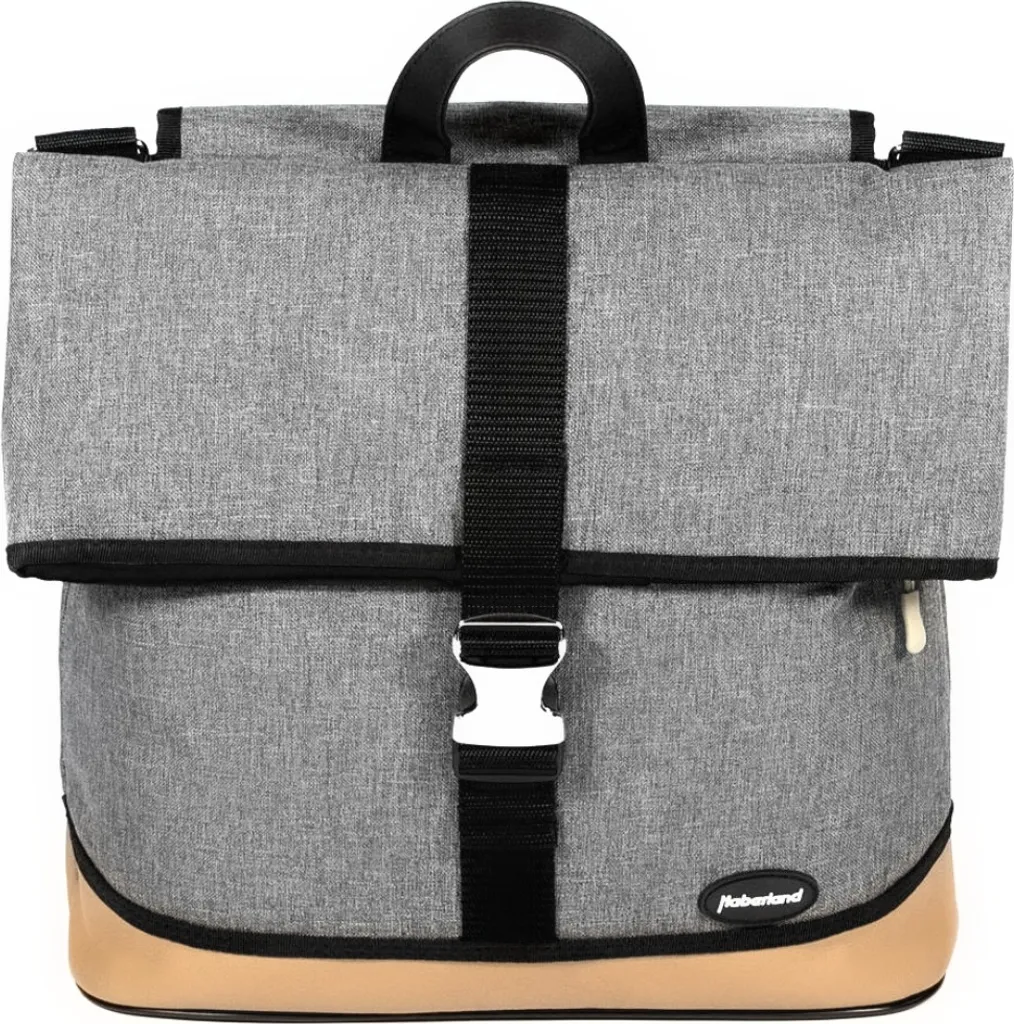 Sacoche Vélo Haberland Melan I 20L Grise - Fini le Sac à Dos Lourd !
