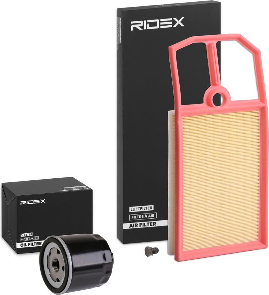 RIDEX Filterset Inspektionspaket Filtersatz für VW Golf IV Schrägheck (1J1) Golf IV Variant (1J5) Lupo (6X1, 6E1) POLO (6N2) Polo Schrägheck (6N1)