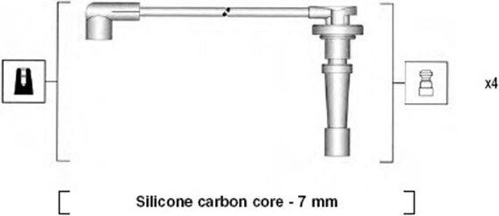 MAGNETI MARELLI 941315070894 - Zündleitungssatz für CR-V I (RD), Integra (DC2, DC4)