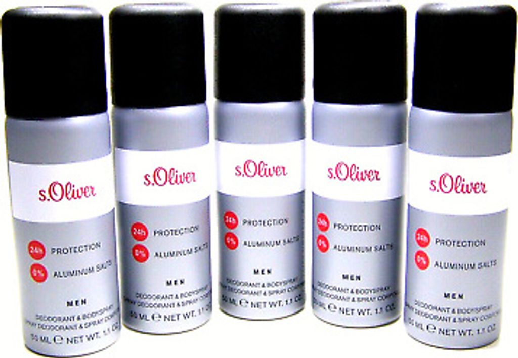 s.Oliver Men Deodorant & Bodyspray 5 x 50 ml Produktbild 