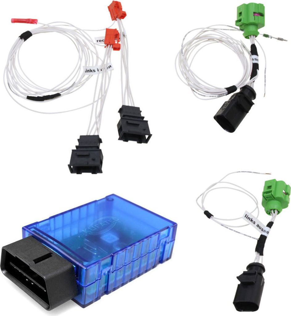 Kufatec Kabelsatz HALOGEN auf LED Facelift Rückleuchten Audi A3 8V