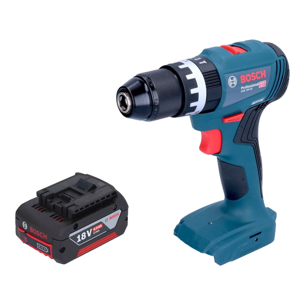 Bosch GSB 18V-45 Professional Akku Schlagbohrschrauber 18 V 45 Nm Brushless + 1x Akku 4,0 Ah - ohne Ladegerät