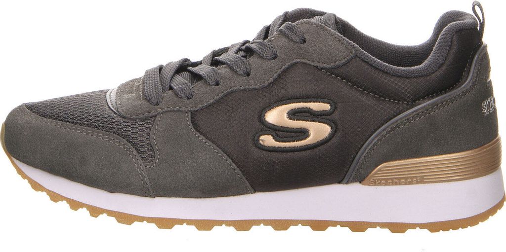 Skechers Damen Sneaker Sneaker Low Veloursleder grau 37 Produktbild 