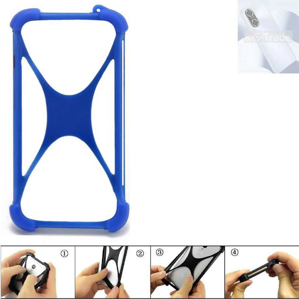 K-S-Trade Handy Hülle kompatibel mit Huawei Enjoy 60 Silikon Schutzhülle Cover Case Bumper Silikoncase TPU Softcase Schutz Hülle Smartphone