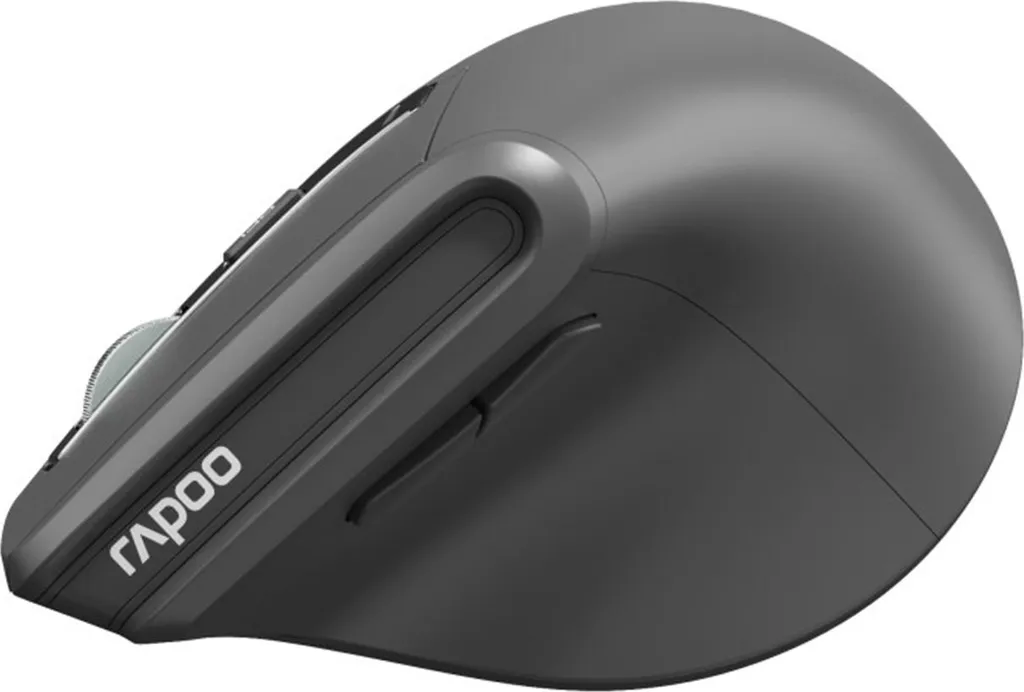 RAPOO EV310M Souris Ergonomique Sans Fil Multimode Dark Grey Précise - 8
