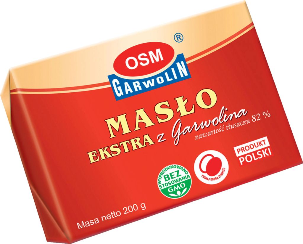Masło ekstra OSM Garwolin 200g Zdjęcie produktu 