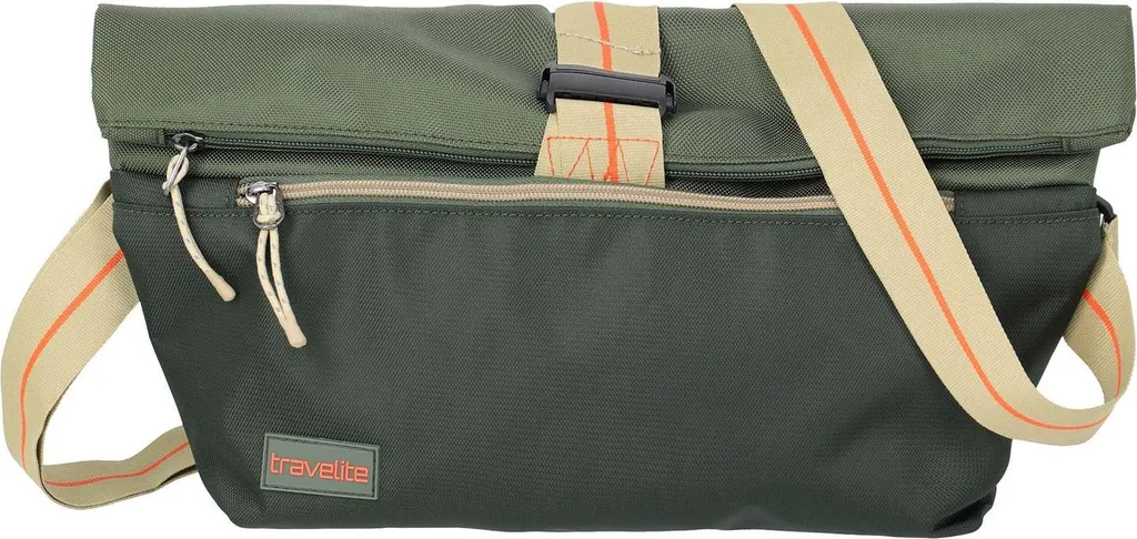 Travelite Crossbody Bag Color Craze Oliv - Borsa Tracolla Verde 9L