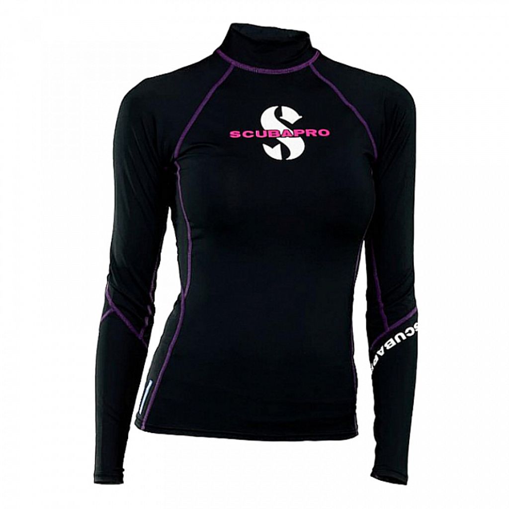 Scubapro Upf 80 T Flex Langarm-rash Guard Schwarz M Frau Schwarz M