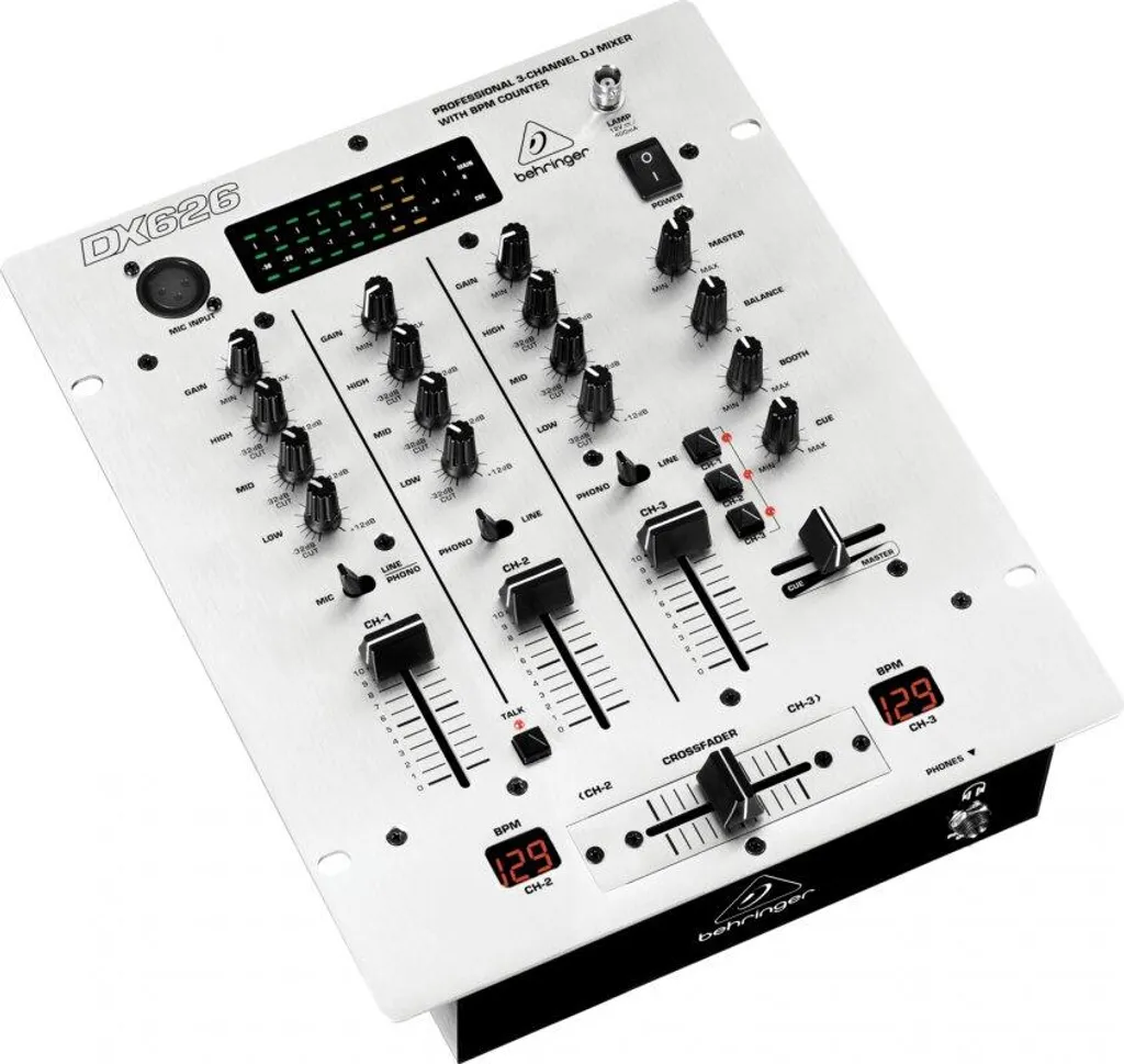 Mixer Behringer DX626 3 Canali per DJ Set Professionali