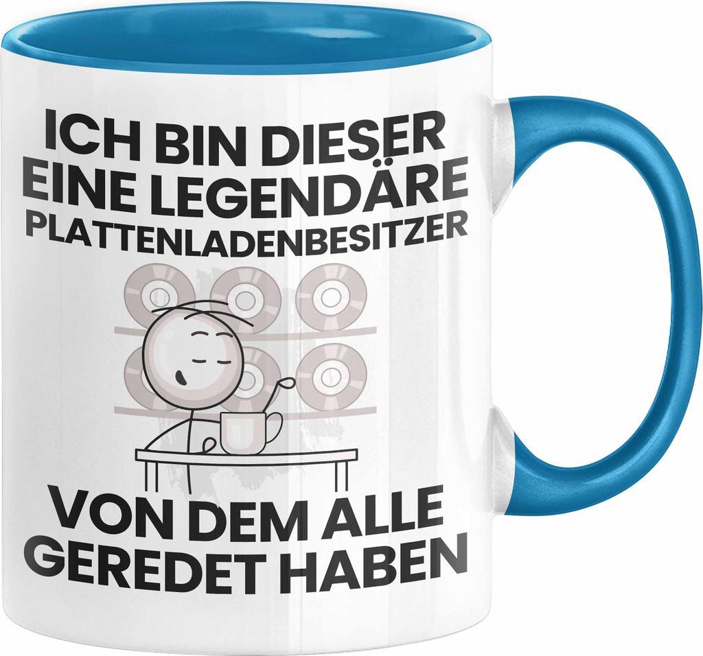 Plattenladenbesitzer Geschenk Tasse Lustige Geschenkidee Geburtstag für Plattenladenbesitzer Ich Bin Dieser Legendäre Plattenladenbesitzer Von De...
