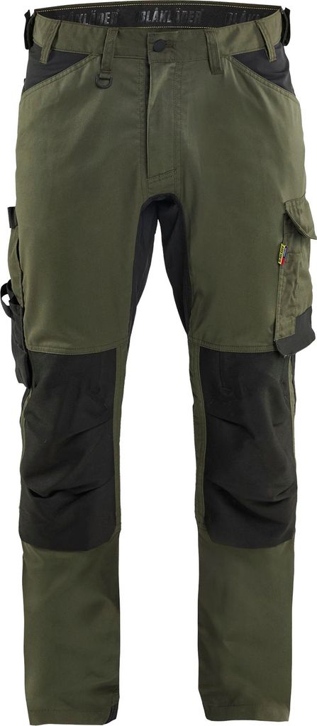 Blakläder Handwerker Arbeitshose mit Stretch 1751, Farbe:Waldgrün/Schwarz, Größe:D84