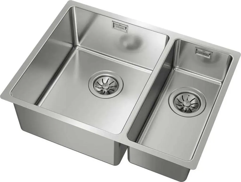 Teka Belinea Rs15 2C 580 Silentsmart - Évier double bac Inox Argent