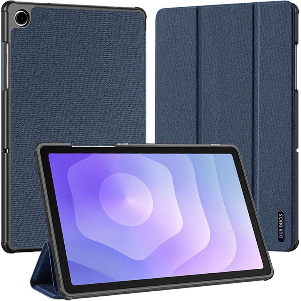 Schutzhülle mit Klappe für Galaxy Tab A11 Plus / A9 Plus, Dux Ducis Domo, Dunkelblau