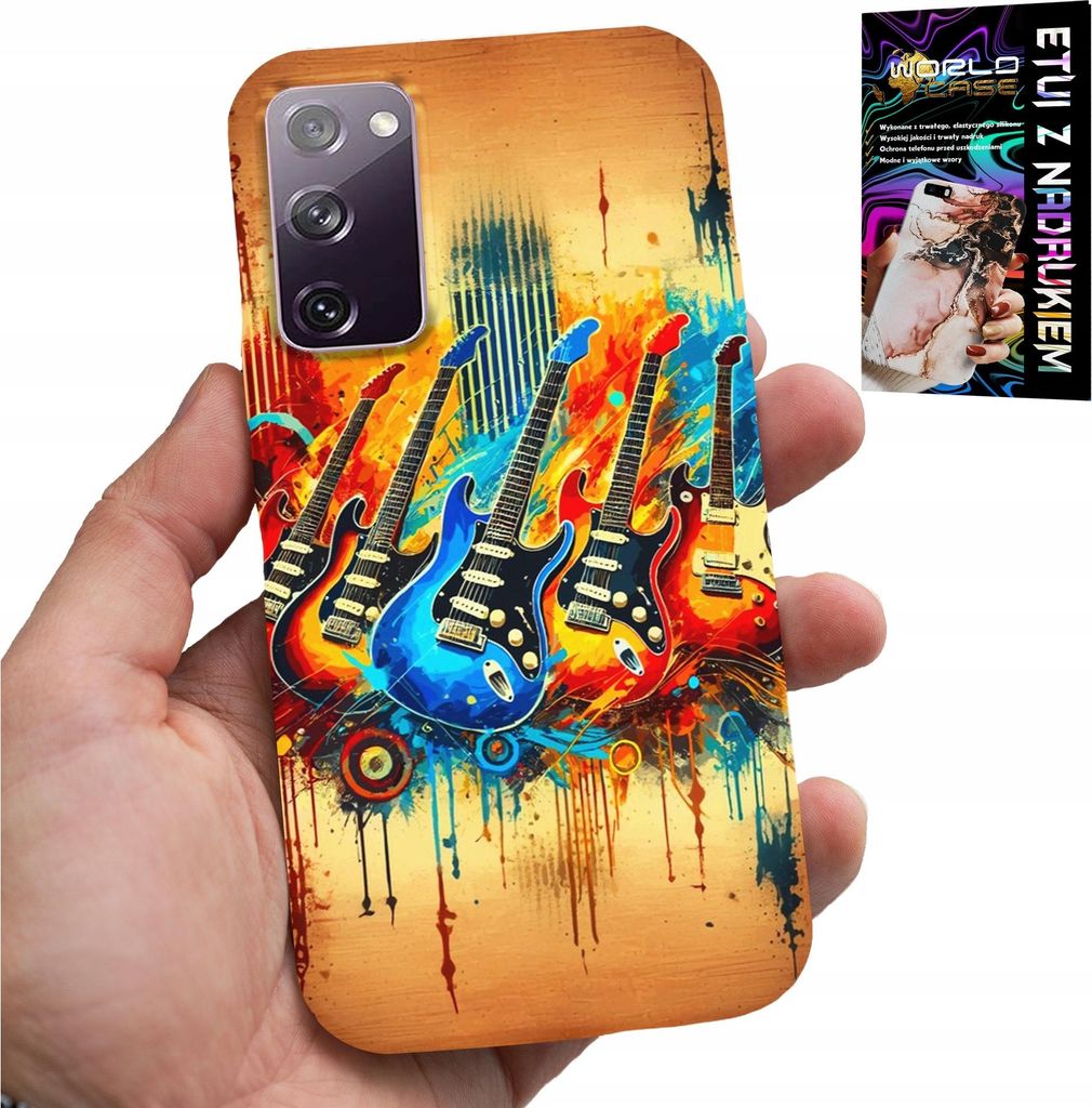 Etui Für Samsung Galaxy S20 Lite - E-Gitarre, Rock And Roll, Metall