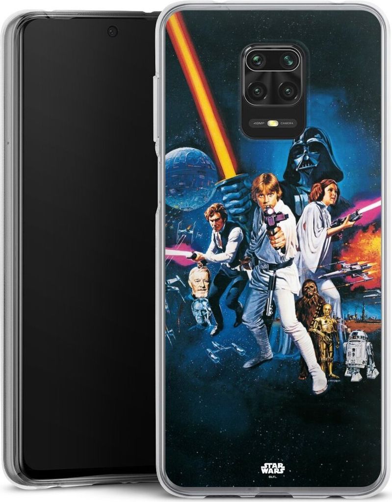 DeinDesign Handyhülle für Xiaomi Redmi Note 9s Silikon Hülle Case Smartphone Schutzhülle Episode IV Fanartikel Star Wars