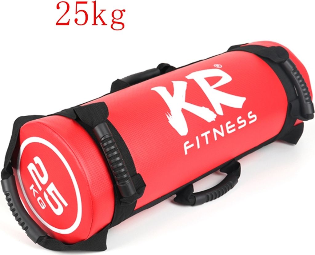 25 kg Sandsack Training Gefüllter Gewicht Sand Power Bag, gewichtsverstellbarer Fitness Powerbag Sandsack, zum Gewichtheben, Laufen, Sport und Pow...