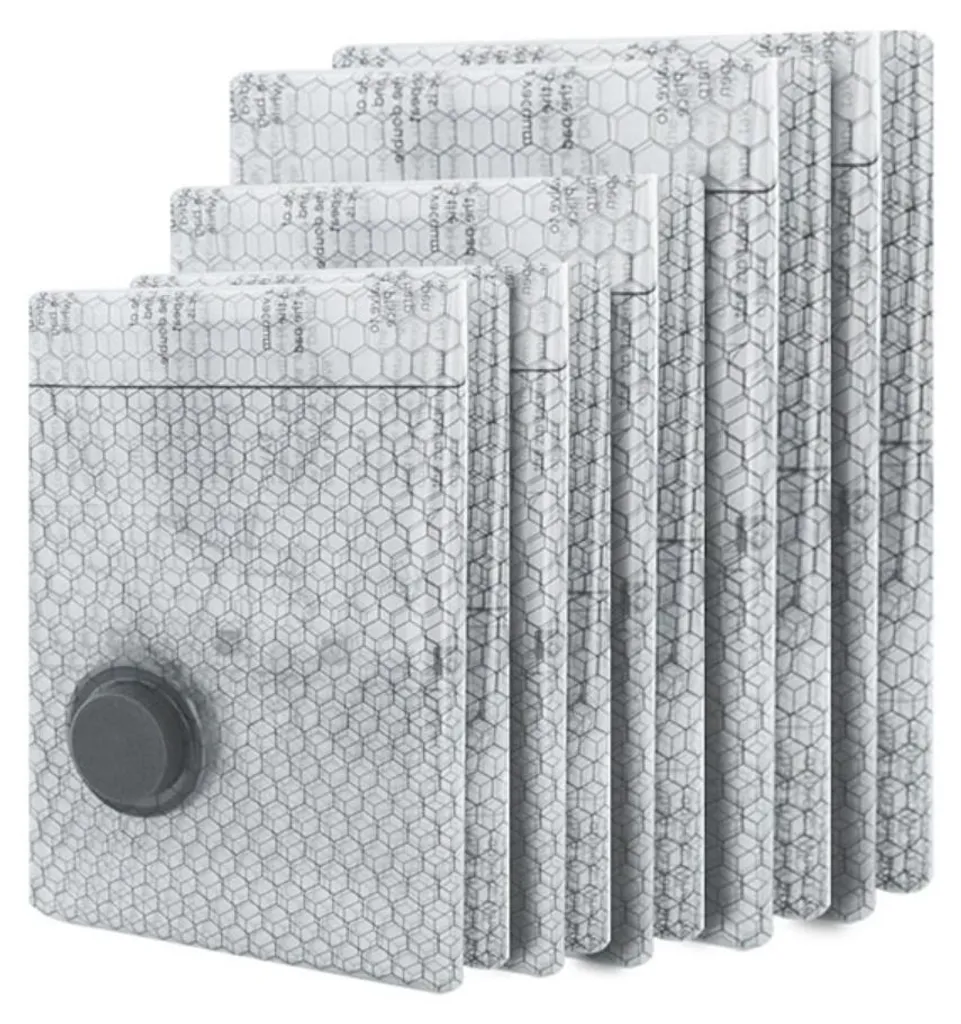 Sacs de Compression sans Pompe pour Doudounes - Ensemble de 12 Housses