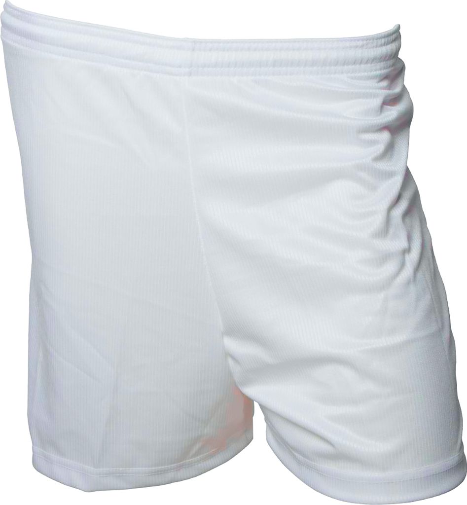 Precision Kinder Fußballshorts mit Mikro-Streifen RD123 (XS) (Weiß)
