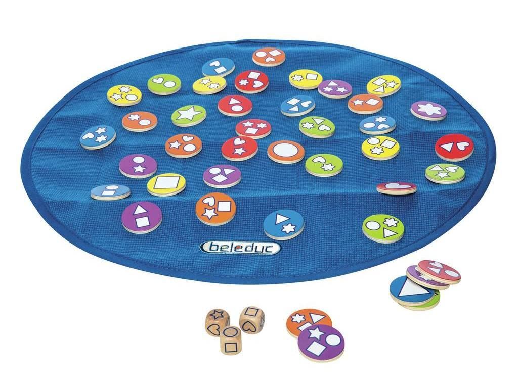 Beleduc Lernspiel Shapy - buntes Familienspiel für Kinder