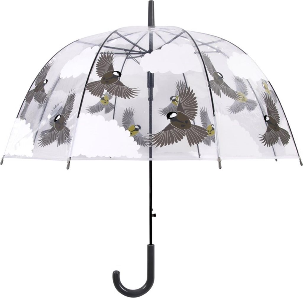 Esschert Design Regenschirm 81 cm Vögel Beidseitig Bedruckt TP274