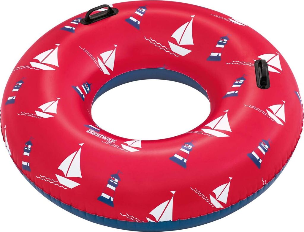 Bestway 36353 - Schwimmring Nautical  Ø 119 cm - Rot Produktbild 