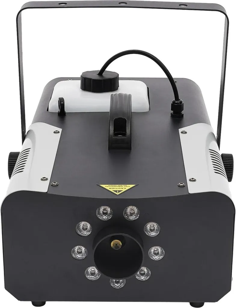 Générateur de fumée de scène 1500W et effets LED RGB pour soirées et DJ