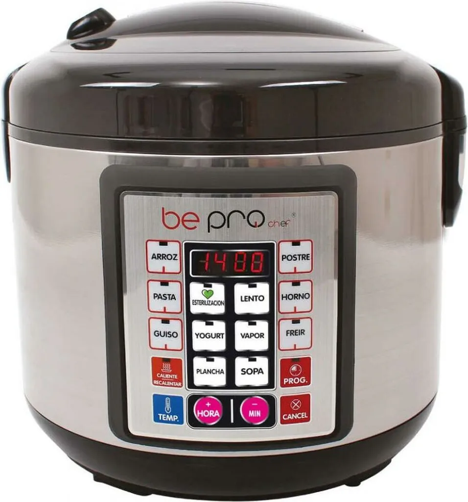 Robot de cuisine programmable Bepro Chef Premier Plus Avant 5L Noir