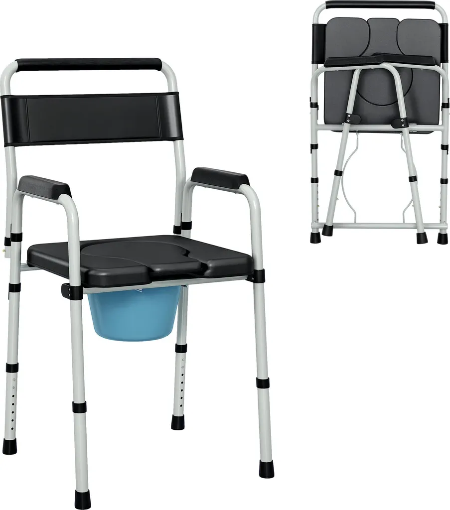 Chaise percée pliable : fini les chutes aux toilettes, confort assuré