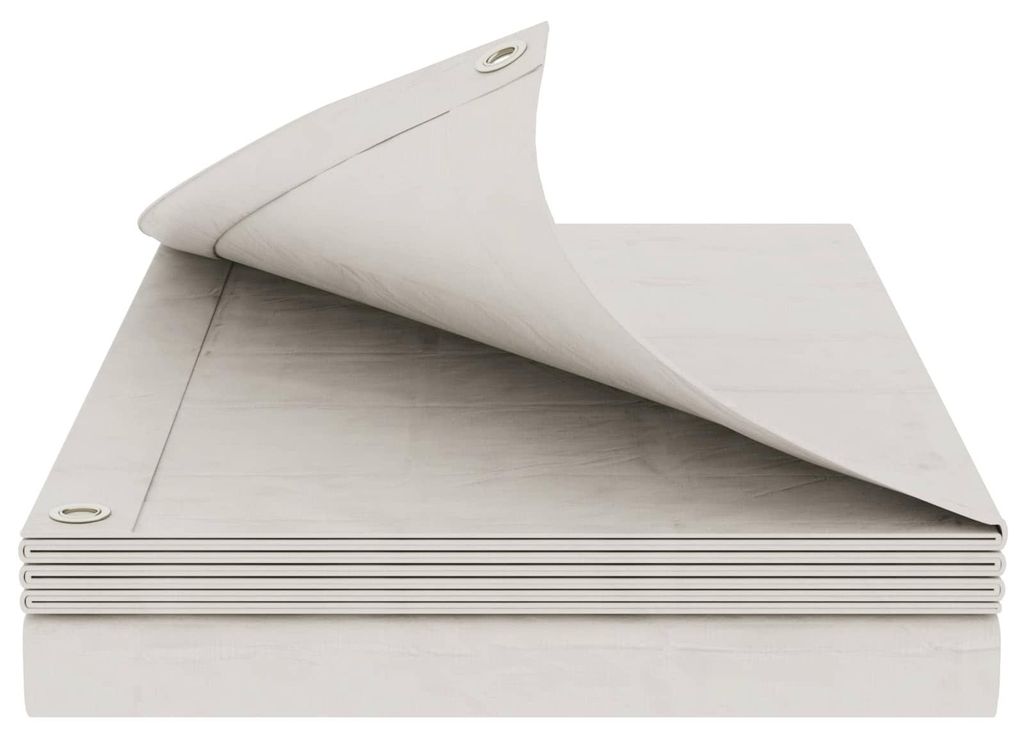 Zeil met Oogjes Wit 4 x 4 m 180 gsm PE Productafbeelding 