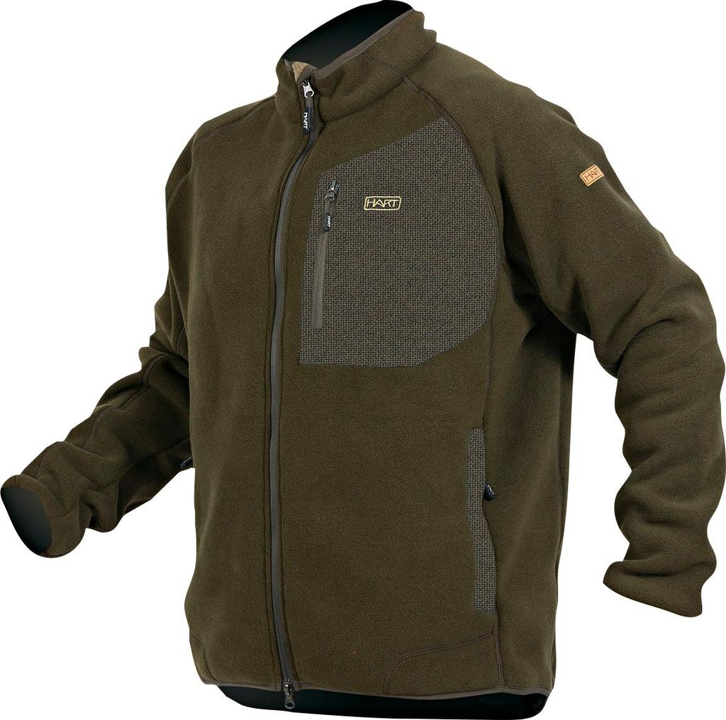 Hart Garde XHP Fleecejacke Herren (Dunkeloliv) Größe M