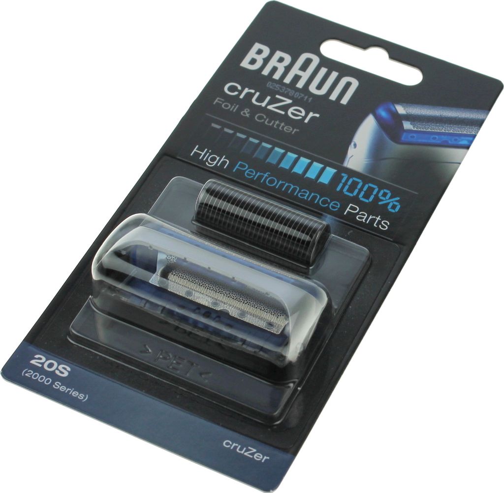 Braun CruZer 20S, Holiaca hlava, 1 hlava/hlavy, Modrá, Obrázok produktu 