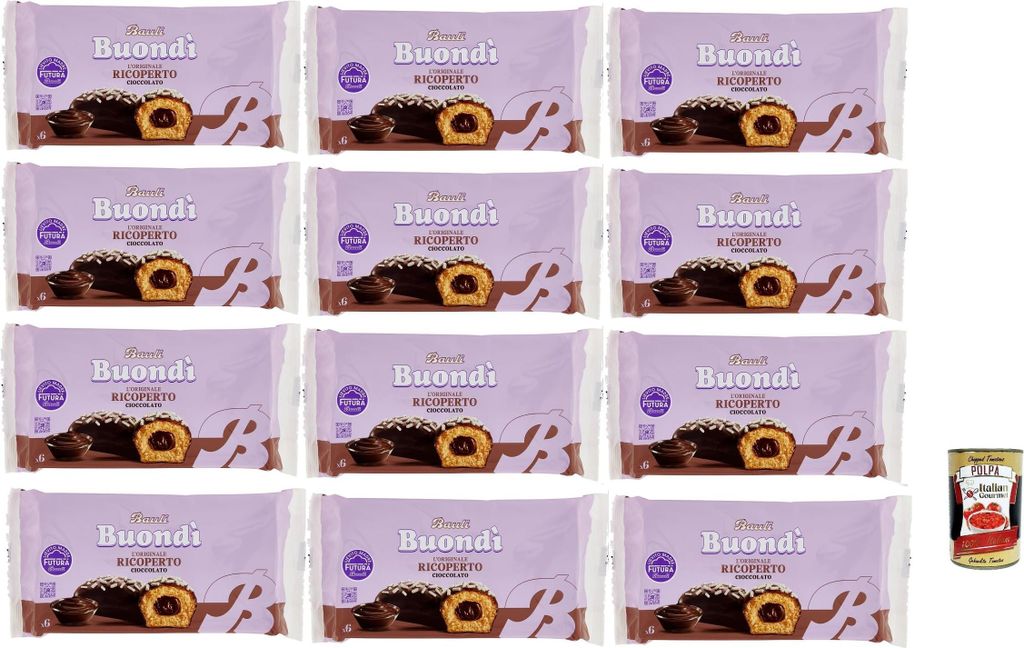 Bauli, Buondì Ricoperto al Cioccolato, Kuchen Süßer Snack n Produktbild 