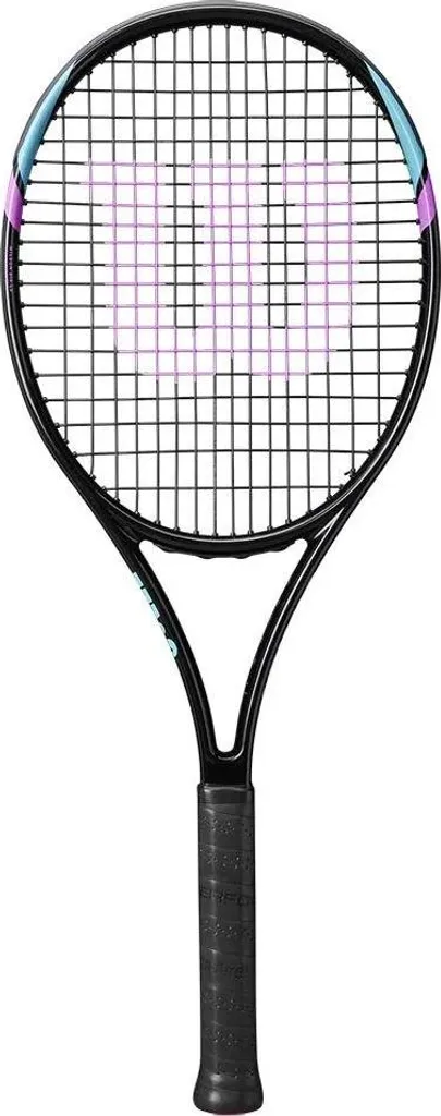 Wilson Six Lv Argent 3 Raquette avec Technologie Anti-Vibrations Grise