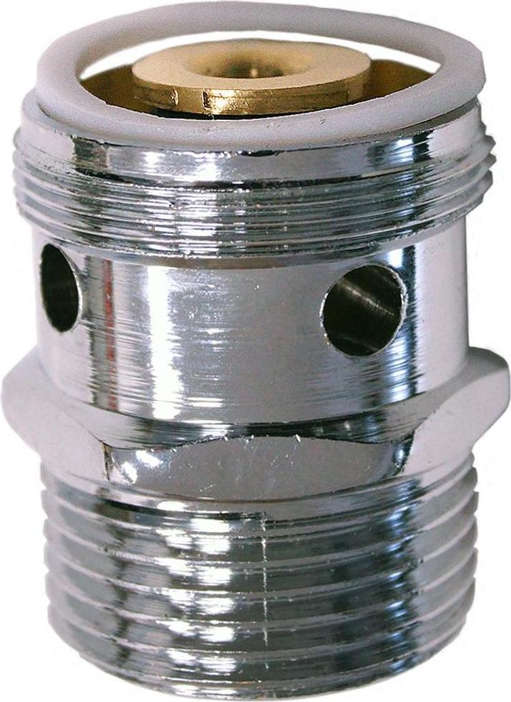 Cornat Rohrbelüfter Messing verchromt, M28 x 1 AG, 3/4 AG