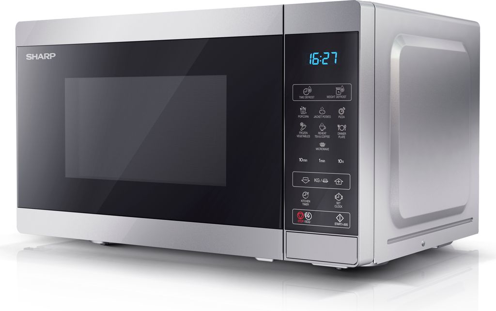 Mikrowelle 20l Digitalpanel 800W Silber Produktbild 