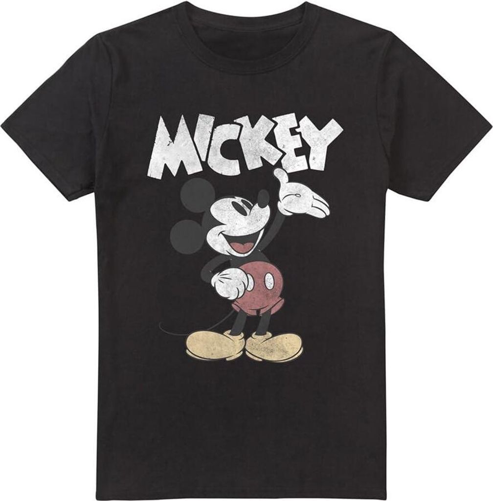 Disney - "Mickey & Friends" T-Shirt für Herren TV5254 (4XL) (Schwarz)