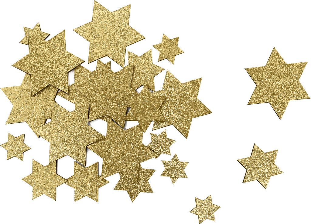Oblique Unique Holz Sterne Deko Set Holzdeko Weihnachtsdeko Produktbild 