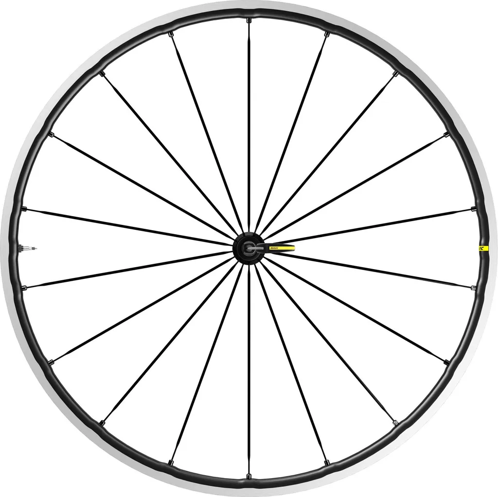 Mavic Ksyrium SL Tubeless Roue Avant Route Noir 9/12x100mm Performance