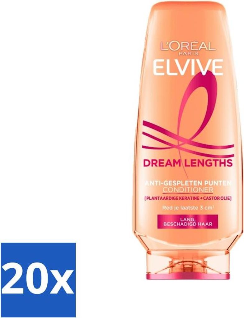 L'Oréal Elvive Dream Lengths Conditioner 200 ml - Vorteilspack - 20 Stücke