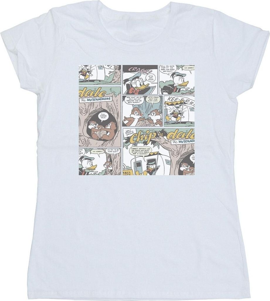 Disney - "Chip 'n Dale" T-Shirt für Damen BI51376 (XXL) (Weiß)